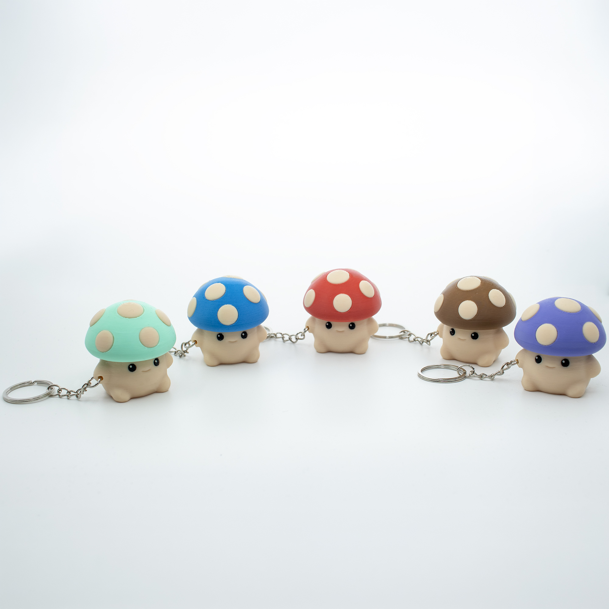 Sevimli Mantar Anahtarlık